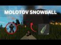 Using MOLOTOVS to SNOWBALL | Trident Survival v2 | Roblox