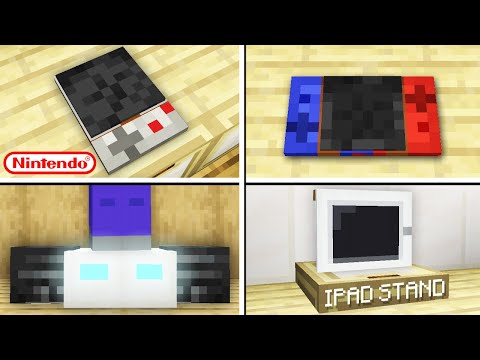 10 Electronic DESIGNS in Minecraft & Bedrock! (NO COMMANDS!)
