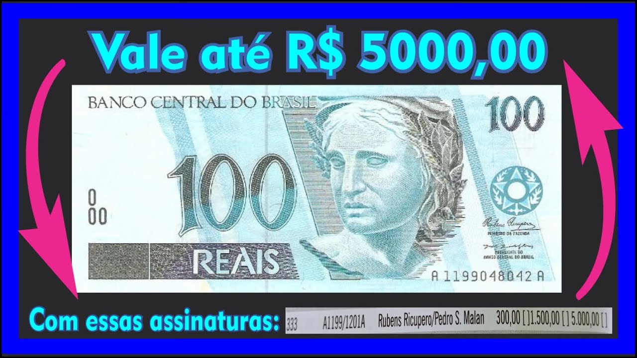 Imagina GANHAR ATÉ R$ 5 MIL com uma nota de 100 reais?