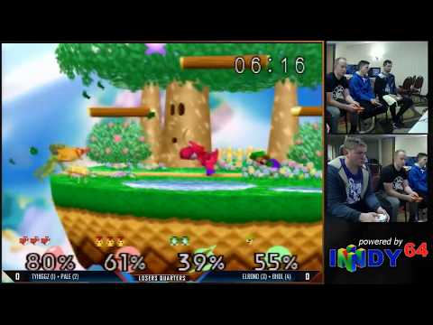 OUTFOXX'D 2018 - tyhiggz + Pale vs Elrond + Bhol - losers quarter-finals - Smash 64