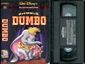 Opening Closing To Dumbo US VHS 2001