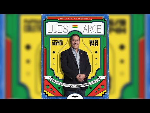 Luis Alberto Arce, presidente da Bolívia, fala Ao Vivo na sede da Mídia NINJA em São Paulo