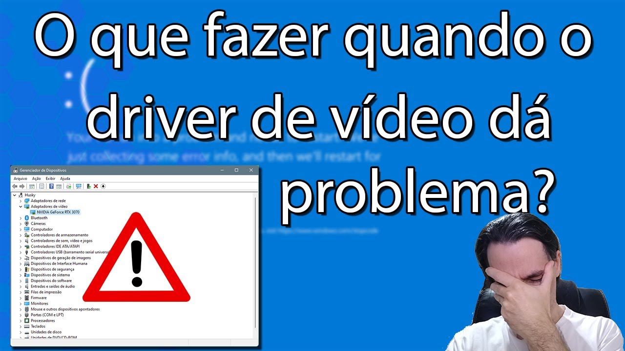 Como resolver problemas com o DRIVER de VÍDEO 💻💾🤔
