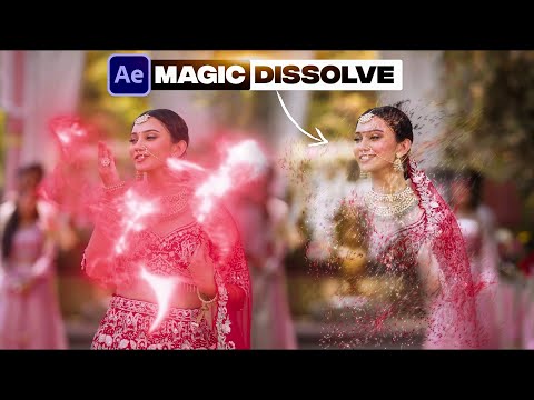 Magic Dissolve Tutorial in Aftereffects | Disintegration effect Tutorial | Object Vanishing Effect