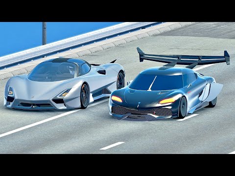 Koenigsegg Gemera GTR-S vs SSC Tautara - Drag Race 20 KM