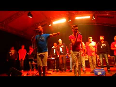 100% Mensch - live  - Holger Edmaier & Annie Heger - CSD WarmUp in Lübeck 15.08.2014