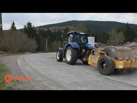 INRECO Remix - detensionare a dalelor de beton (sistem rutier rigid) cu Impactor 2000 - DJ138A
