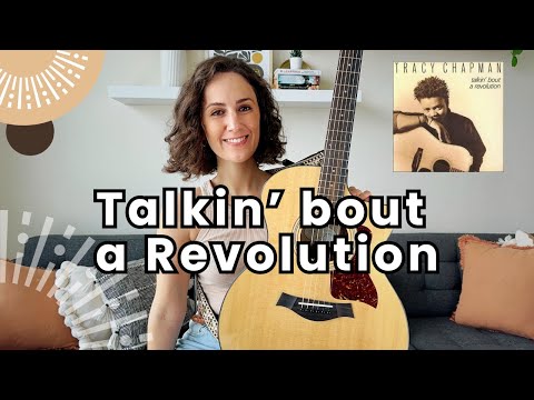 Talkin' bout a Revolution - Tracy Chapman [ Acoustic Guitar Lesson Tutorial] FUN TO PLAY!