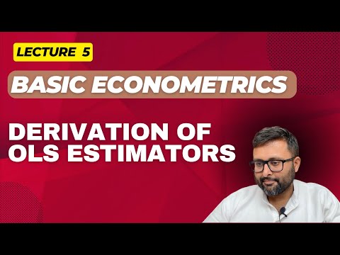 5. Deriving the least squares estimators of the slope and intercept [Simple linear regression]