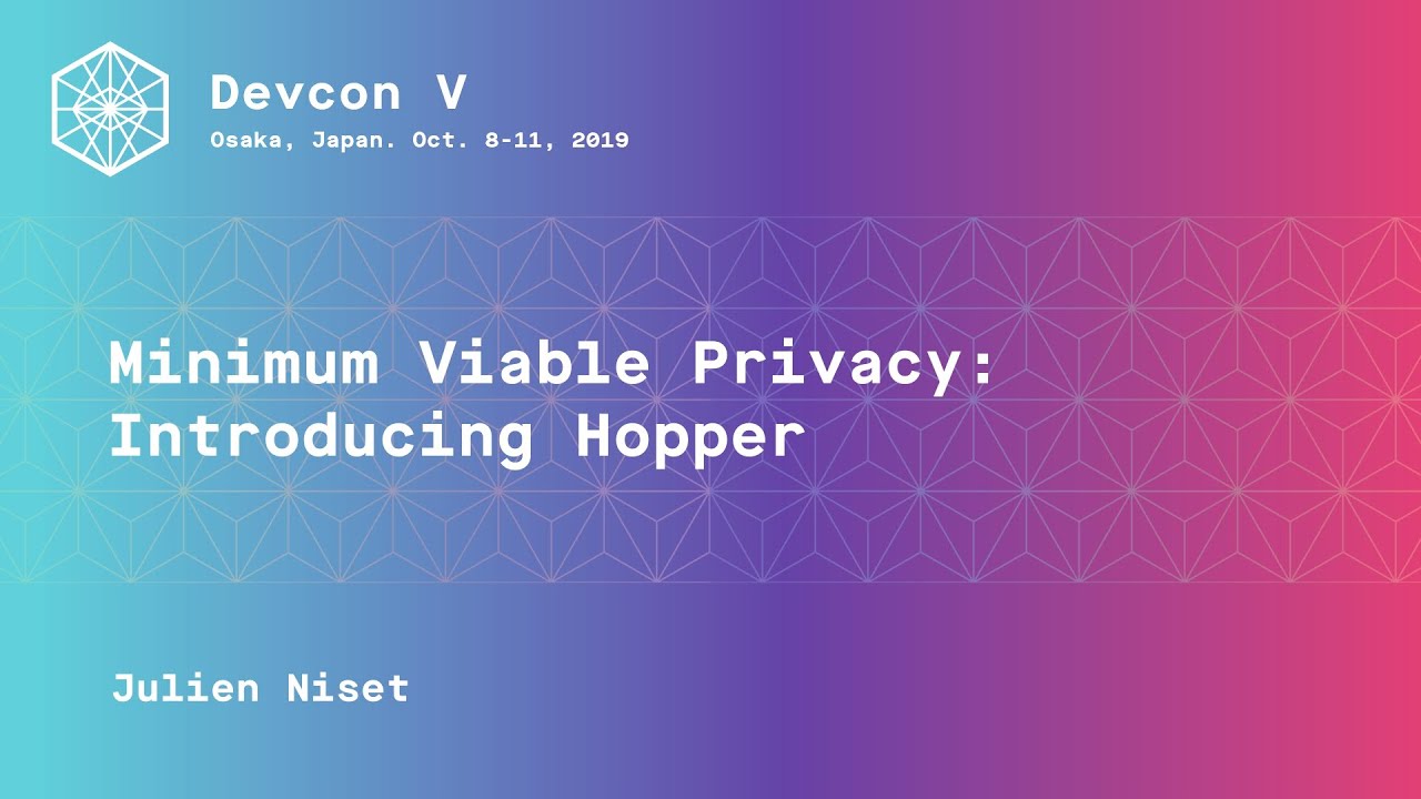 Minimum Viable Privacy: Introducing Hopper preview