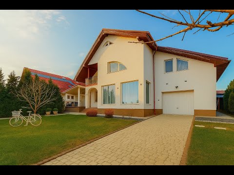 Vila design rafinat, finisaje premium, curte, terase, garaj, foisor, Santana de Mures