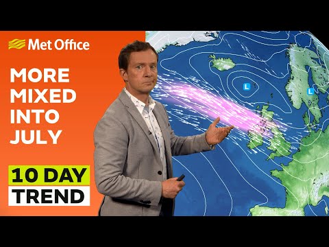 10 Day Trend 28/06/2023 – Signs of heat returning? - Met Office Weather Forecast