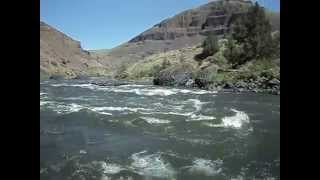 preview picture of video 'JOHN DAY RIVER FLOW 3000 2nd DAY BIG ROCKS'