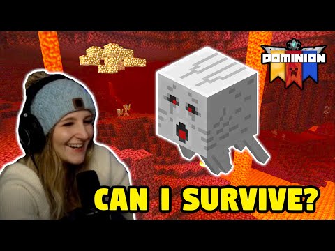 Taneesha - Can I survive the NETHER in Minecraft? Dominion SMP (Ep 3)