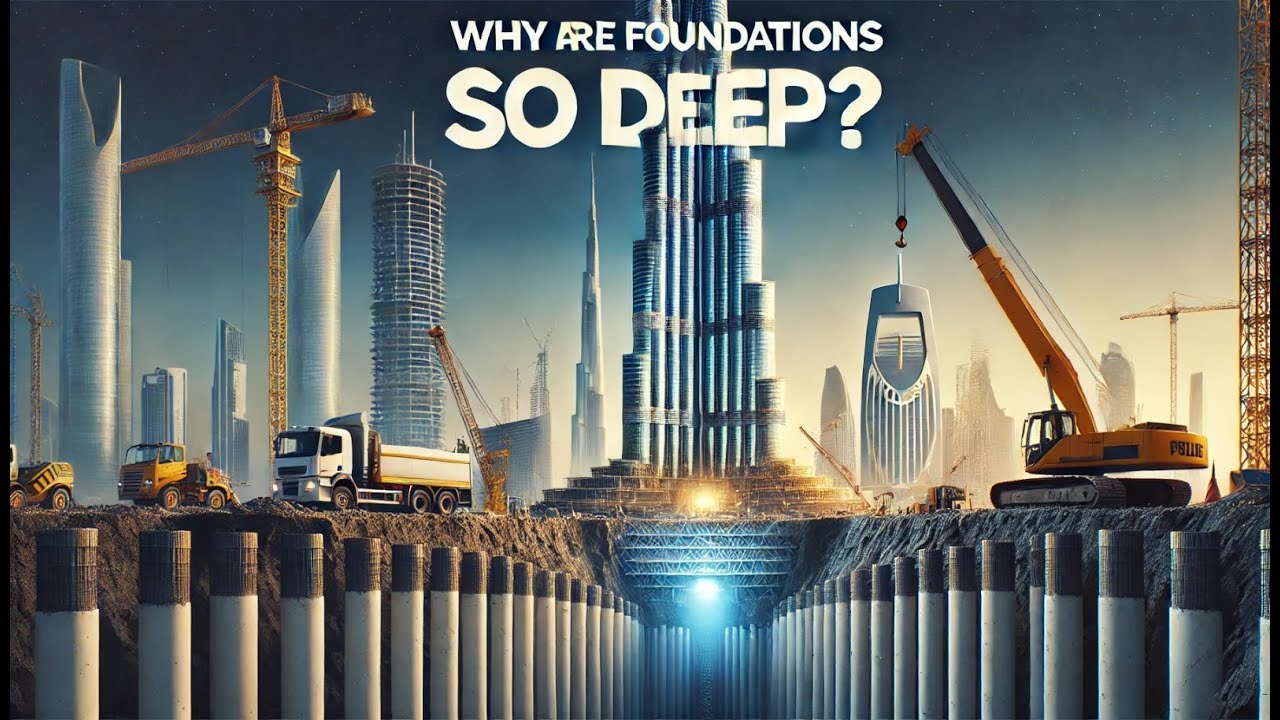 🏗️ Why Are Foundations So Deep? Unveiling the Invisible Support System! 🏗️