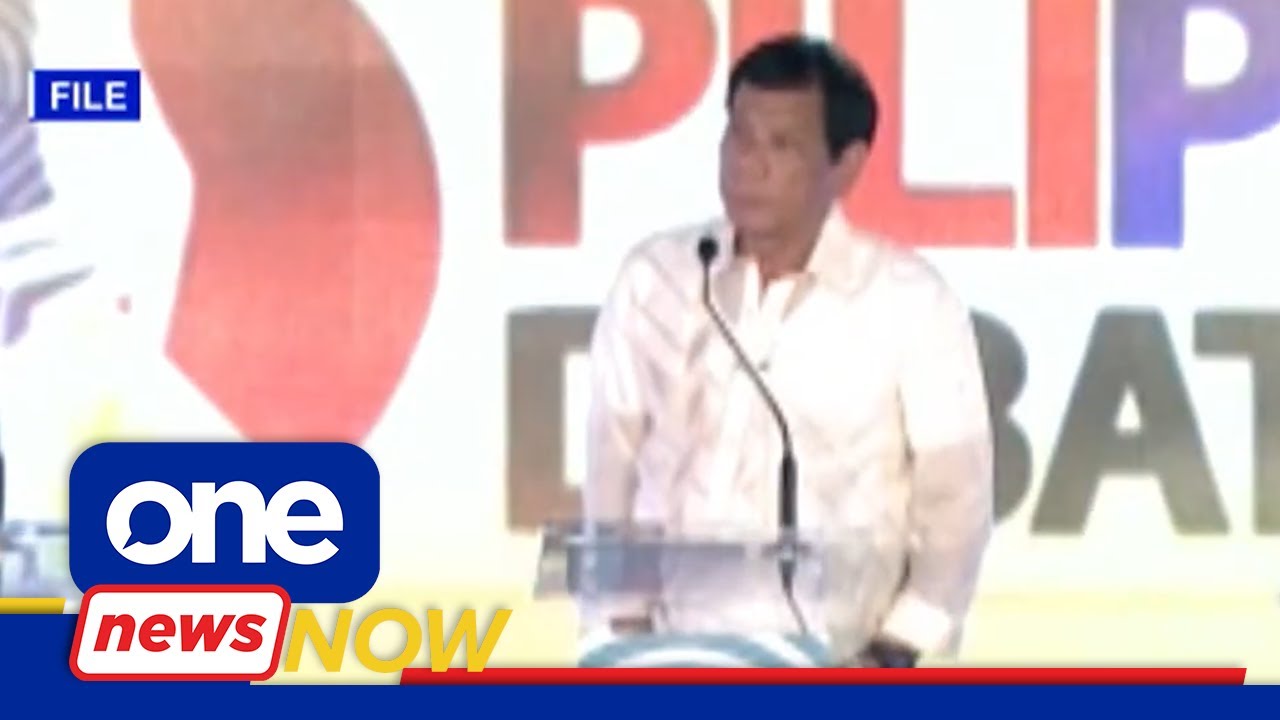Duterte calls people who believed his jet ski remark 'stupid'