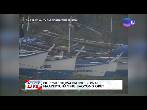 NDRRMC: 10,894 na indibidwal, naapektuhan ng Bagyong Obet | News Live