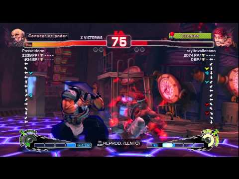 SSF4 Arcade Edition HD-  Posseidonn (Gouken) VS MrBrownstoneed - rayitovallecano (Evil Ryu)