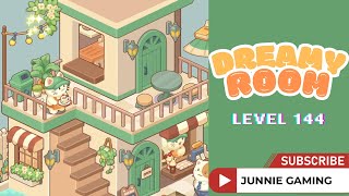 Dreamy Room Level 144 Solution & Walkthrough | Green Cat Coffee | Junnie Gaming