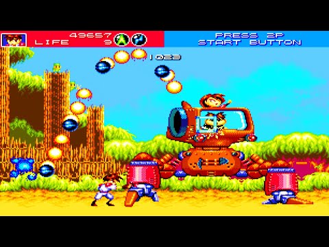 Sega Ages 2500 Vol. 25: Gunstar Heroes Treasure Box | PS2 GAMEPLAY | PCSX2 [4K60FPS]
