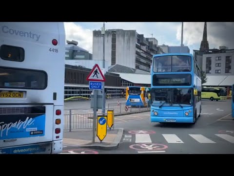 The two hoovers! NxCoventry 4418 & 4417 at the Bus Station
