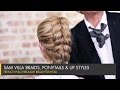 French Pull-Through Braid Ponytail | Sam Villa