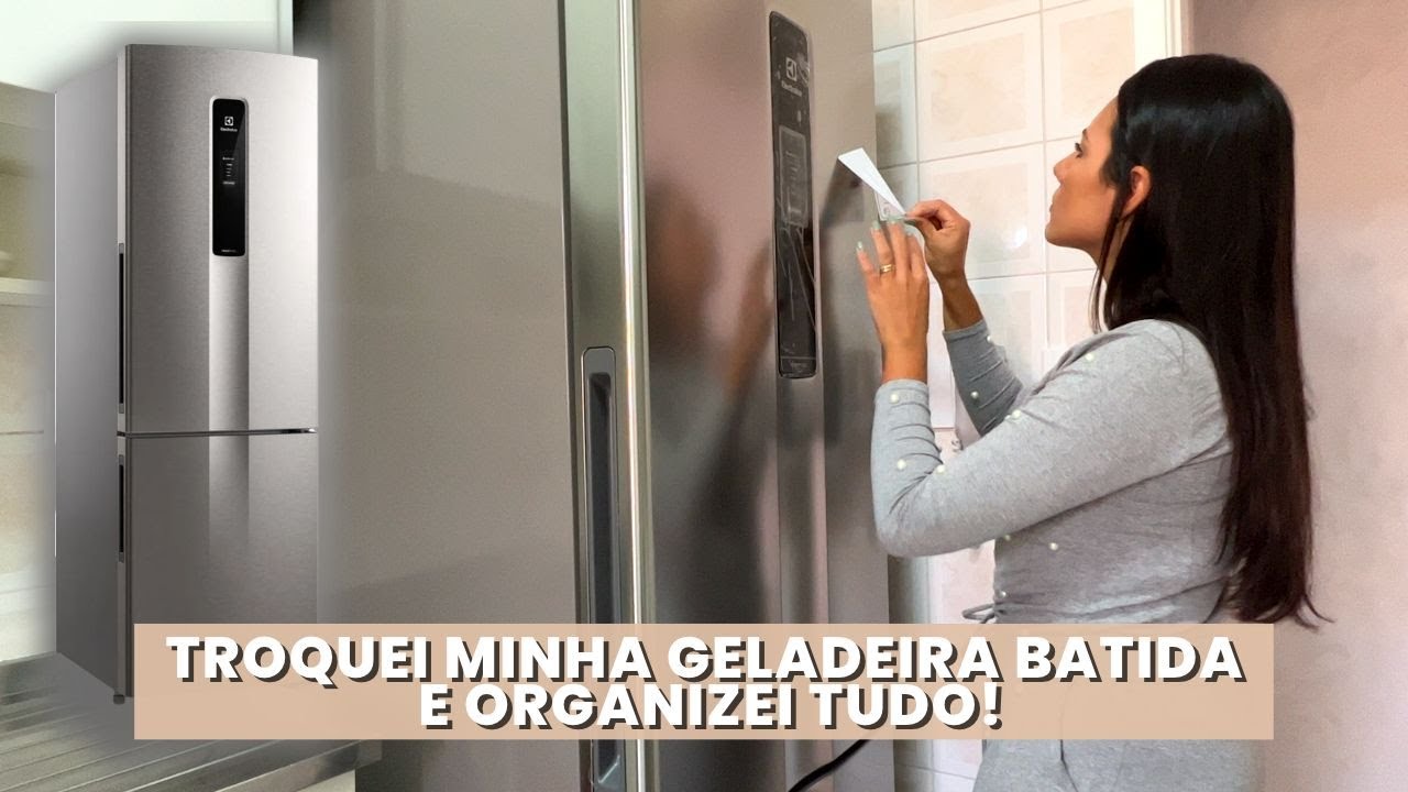 Organização da geladeira Geladeira Electrolux Frost Free 400L Efficient AutoSense Inverse