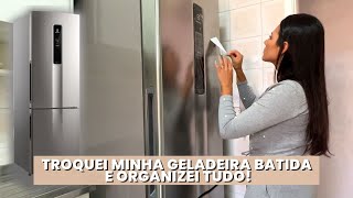 Organização da geladeira Geladeira Electrolux Frost Free 400L Efficient AutoSense Inverse