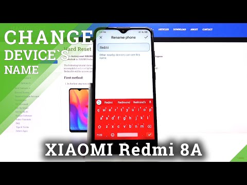 How to Rename XIAOMI Redmi 8A – Device Name