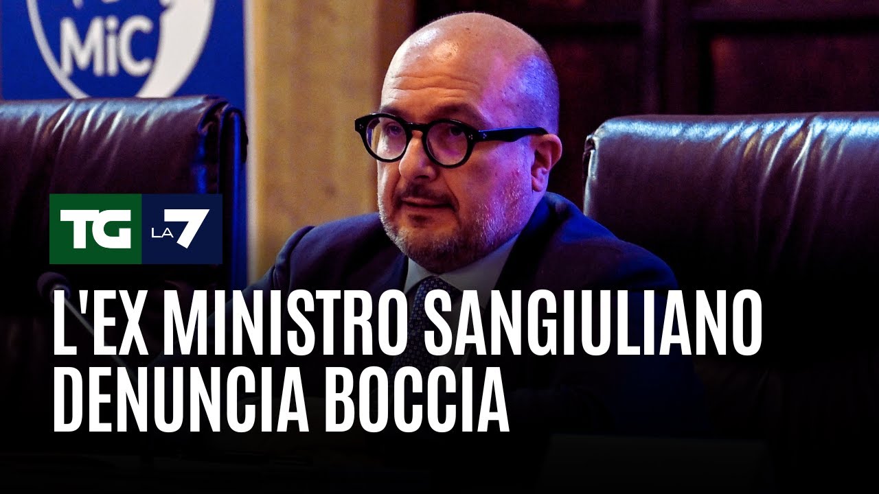 L'ex ministro Sangiuliano denuncia Boccia
