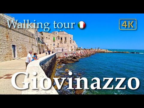 Giovinazzo (Puglia), Italy【Walking Tour】History in Subtitles - 4K