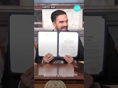 NYC mayor signs order repealing bedtime during Finals
