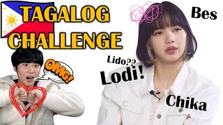 LISA TAGALOG CHALLENGE?! | LISA BLACKPINK speaking TAGALOG penshoppe TV! | Lazisoo