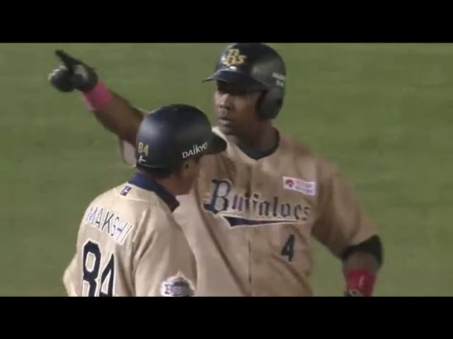 【7回表】思わずガッツポーズ!! バファローズ・ヘルマン同点タイムリー!! 2015/8/6 M-Bs