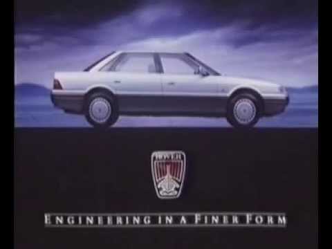 80s Rover 800 ad