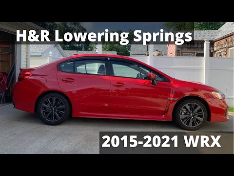 H&R Lowering Springs 2021 Subaru Impreza WRX