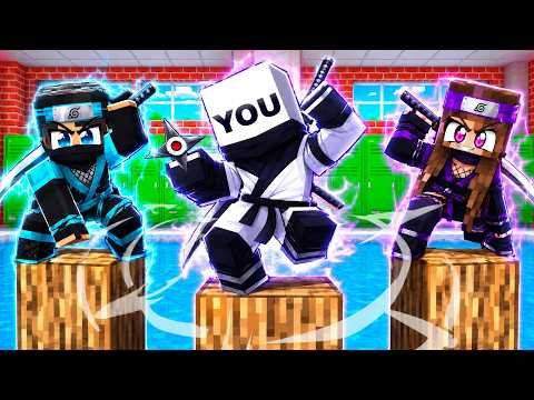 YOU at an ALL NINJA SCHOOL in Minecraft