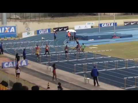Filho de Caraí campeão sub- 18 em são bernardo, 110 metros com barreiras