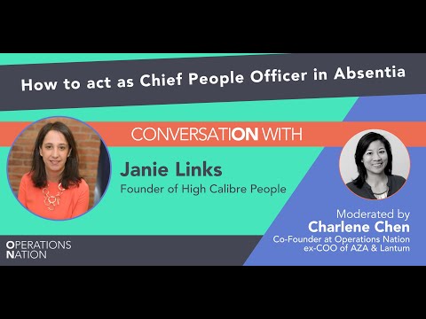 ConversatiON with Janie Links, Founder of High Calibre People