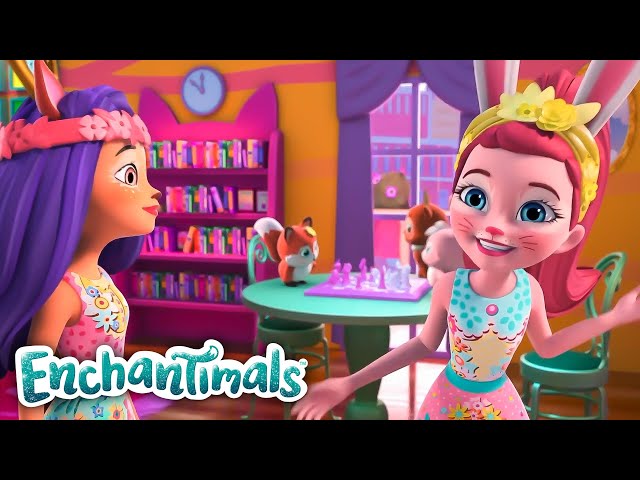Vídeo relacionado con Enchantimals City Tails Apartamento de Palmer Pomeranian y Pommy SIOC Casa de muñecas 3 pisos con figura, mascota perrito, muebles y accesorios, juguete de regalo +4 años (Mattel HHC18)