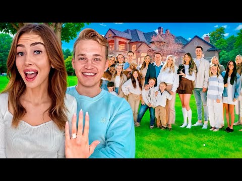 Telling My Family Of 18 We're Engaged!