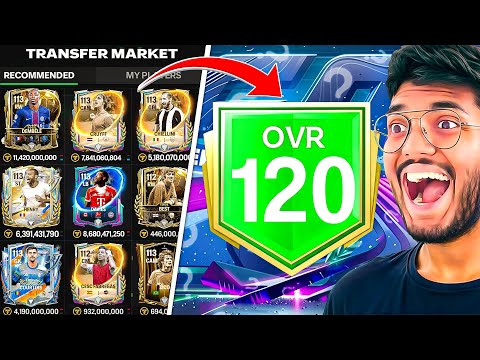 Can I Reach 120 OVR Just Using Recommended Tab? FC MOBILE
