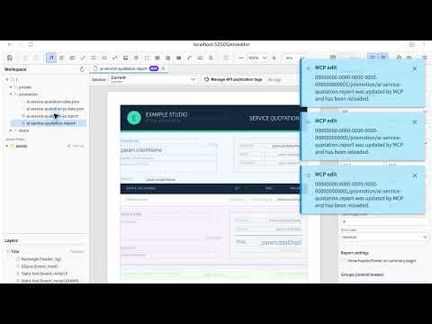 English tsreport-editor WYSIWYG demo