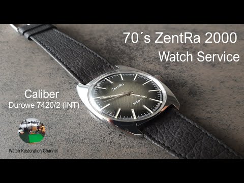Vintage Zentra 2000 Watch Service