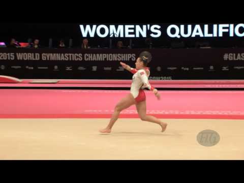 CARVALHO Mariana (POR) - 2015 Artistic Worlds - Qualifications Floor Exercise