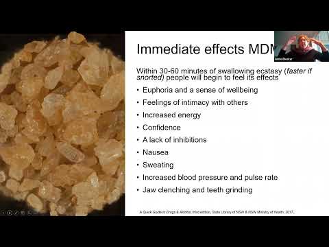 CDAT Webinar 3   Psycho Stimulants MDMA   Annie Bleeker