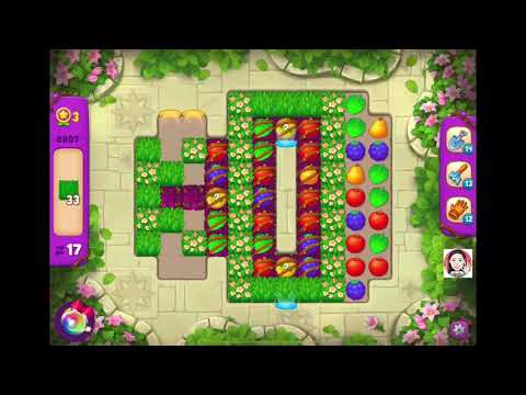 Gardenscapes Level 8807 HD.  ✅✅✅/5.  Medium Level. ( Passed on 3rd attempt)