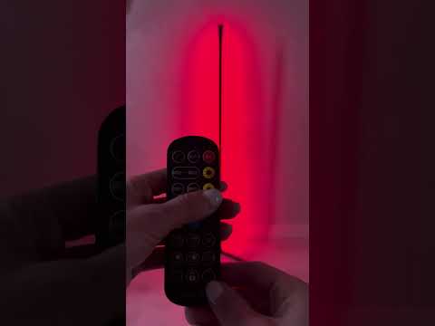 Лед RGB LED лампа напольная угловая от юсб светодиодный светильник USB для дома в спальню лэд торшер с пультом и приложением 1.2 м - фото 1 - id-p2905433453