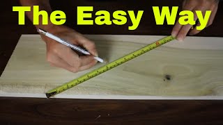 How To Divide A Board Into Even Parts ( No Math Required )