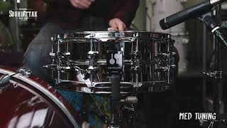 Video thumbnail for Sonor Kompressor Series 14x5.75" Steel Snare Drum by Peter Lewis